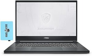 MSI WS66 11UKT Gaming & Business Laptop (Intel i9-11900H 8-Core, 64GB RAM, 2x1TB PCIe SSD (2TB), Quadro RTX A3000, 15.6" Touch Full HD (1920x1080), Fingerprint, WiFi, Win 10 Pro) with Hub