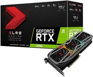PNY GeForce RTX 3090 24GB XLR8 Gaming REVEL EPIC-X RGB Triple Fan Graphics Card (Renewed)