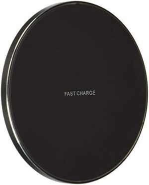RNDs Fast Charge Wireless Charging Pad for Samsung Galaxy (S10, S10 Plus, S10e, S9, S9 Plus, S8, S8 Plus, S7, S6) Note (8, 9) and Other QI Enabled Devices (AC Adapter NOT Included) (Black)