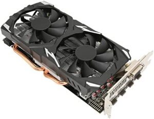 RX 580 Graphics Card, 8GB GDDR5 256bit Gaming Graphics Card Video Cards for PC, PCI Express x16 3.0, , 2 Cooling Fans, 1080P, Support HD, 60Hz Output 4K Resolution