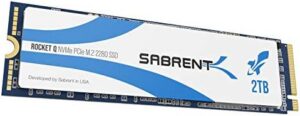 SABRENT Rocket Q 2TB NVMe PCIe M.2 2280 Internal SSD High Performance Solid State Drive R/W 3200/3000MB/s (SB-RKTQ-2TB)