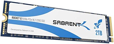 SABRENT Rocket Q 2TB NVMe PCIe M.2 2280 Internal SSD High Performance Solid State Drive R/W 3200/3000MB/s (SB-RKTQ-2TB)