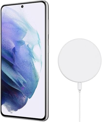 SAMSUNG Galaxy S21+ Plus 5G (128GB, 8GB) 6.7" AMOLED 2X, Snapdragon 888, Global 5G Volte (GSM + CDMA) Factory Unlocked (AT&T, Verizon, T-Mobile, Metro) G996U (Wireless Charger Bundle, Phantom Black)