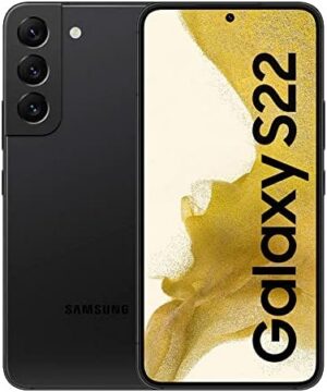 SAMSUNG Galaxy S22 5G (128GB, 8GB) 6.2" AMOLED 2X, 50MP 4K Camera, (International Model Fully Unlocked for AT&T, Verizon, T-Mobile, Global 5G) S901W (w/ 25W Charge Cube, Phantom Black)