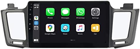 SYGAV Android 13 Car Stereo 8GB+256GB for 2013-2018 Toyota RAV4 Radio Wireless Carplay Android Auto 10.2" HD Touch Screen Head Unit, GPS Navigation,4G LTE