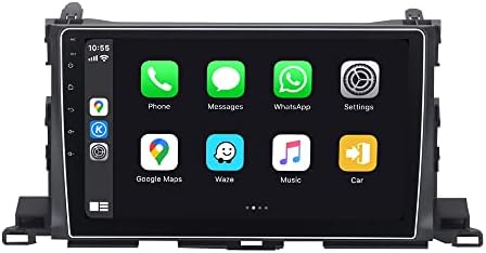 SYGAV Android 13 Car Stereo 8GB+256GB for 2014-2019 Toyota Highlander Radio with Carplay Android Auto 10.2" Touch Screen GPS Navigation Head Unit,4G LTE