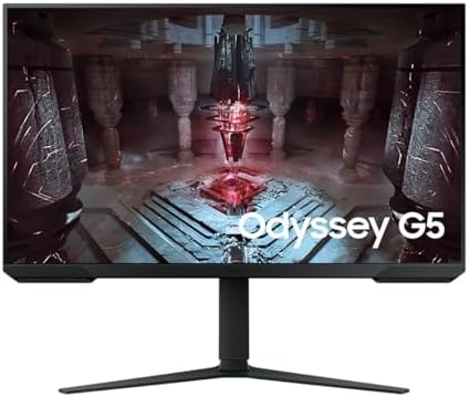 Samsung Odyssey G5 G51C 32'' 165Hz -1ms, VA Panel, QHD Resolution 2.560 x 1.440, 3000: 1, HDR10, AMD FreeSync Premium Pro, Display Port, USB & Adjustable Stand, HDMI