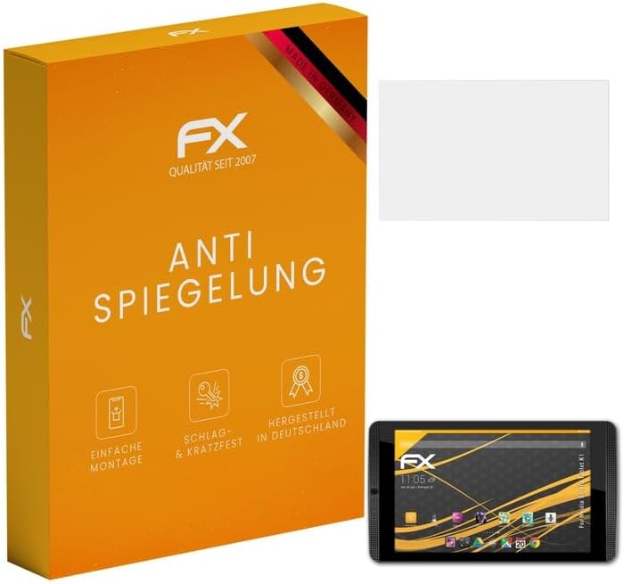Screen Protector compatible with Nvidia Shield Tablet K1 Screen Protection Film, anti-reflective and shock-absorbing FX Protector Film (2X)
