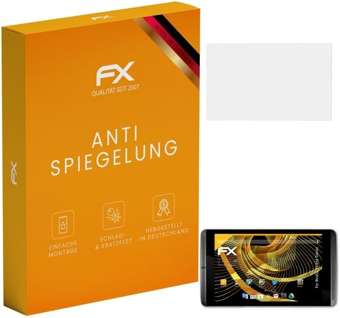 Screen Protector compatible with Nvidia Shield Tablet Screen Protection Film, anti-reflective and shock-absorbing FX Protector Film (2X)