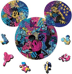 Trefl Wood Craft 500 +5 Piece Wooden Puzzle - Disney's Mickey Mouse