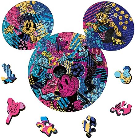 Trefl Wood Craft 500 +5 Piece Wooden Puzzle - Disney's Mickey Mouse