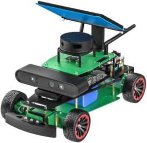 Yahboom Jetson Orin Nano Super ROS2 AI Smart Robotic Car Kit for Teens Adults Voice Recognition Conversation, Autopilot, Depth Camera Lidar Mapping Navigation (Superior Ver with Orin Nano 4GB)