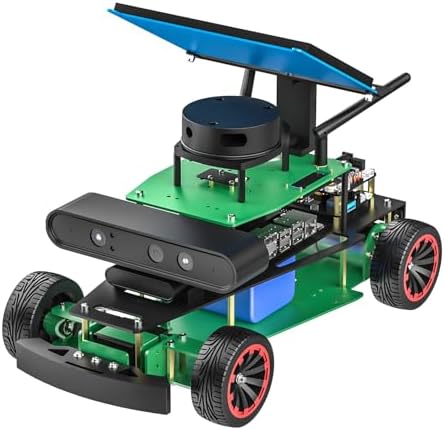 Yahboom Jetson Orin Nano Super ROS2 AI Smart Robotic Car Kit for Teens Adults Voice Recognition Conversation, Autopilot, Depth Camera Lidar Mapping Navigation (Superior Ver with Orin Nano 4GB)