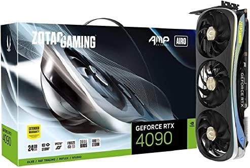 Zotac NVIDIA GeForce RTX 4090 AMP Extreme AIRO 24GB GDDR6X Gaming Graphics Card