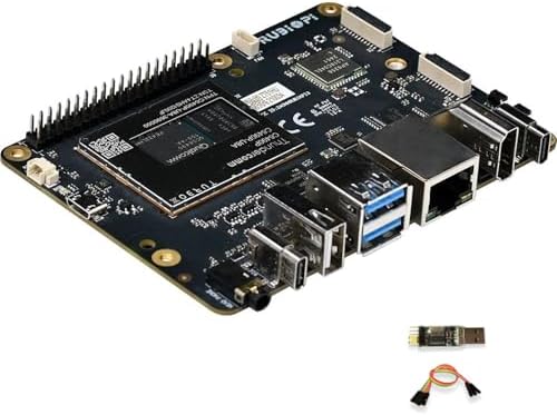 youyeetoo Rubik Pi 3 - Qualcomm QCS6490 Development Board, 12 Tops AI, 8GB RAM, 128GB UFS, Multi-OS Support, HDMI, Wi-Fi 5, BT 5.2, USB 3.1, Perfect for IoT & AI Projects